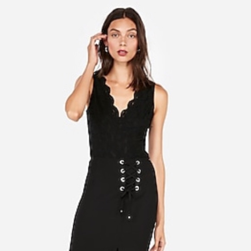Express Lace Tank Bodysuit